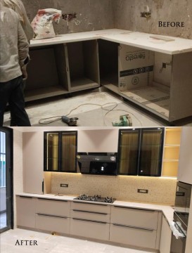 Before After Small Kitchen Remodel